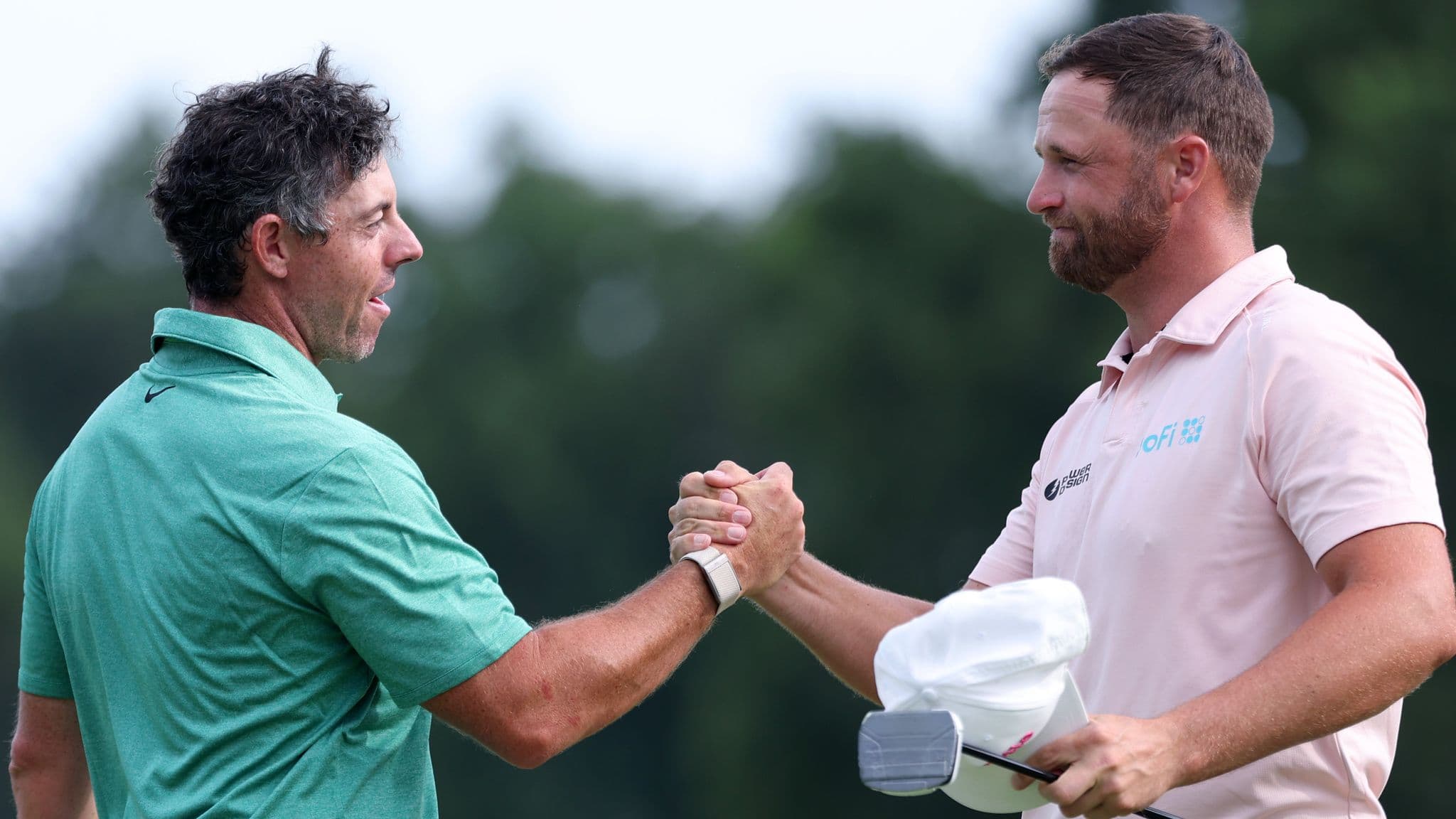 Wyndham Clark (right) has already won the CJ Cup Byron Nelson and the US Open this season