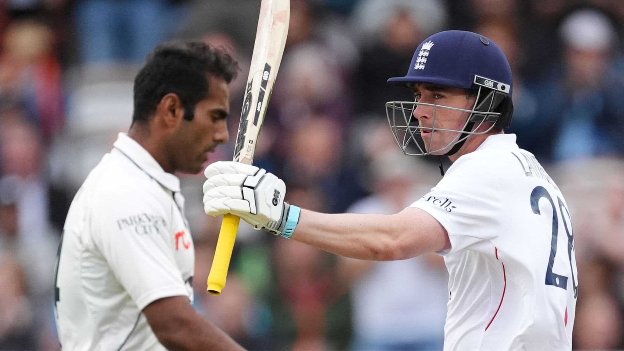 Dan Lawrence struck a brilliant half-century to help impove England's commanding lead against Pakistan