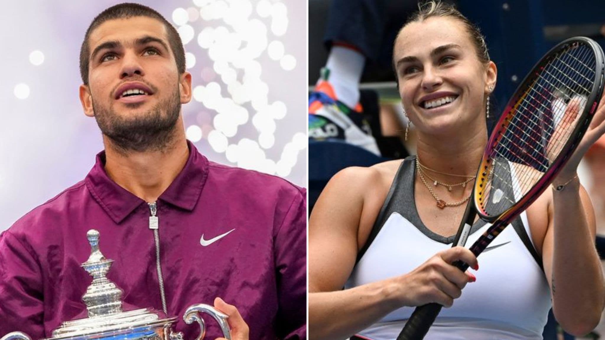 Carlos Alcaraz and Aryna Sabalenka will be defending their US Open titles in New York