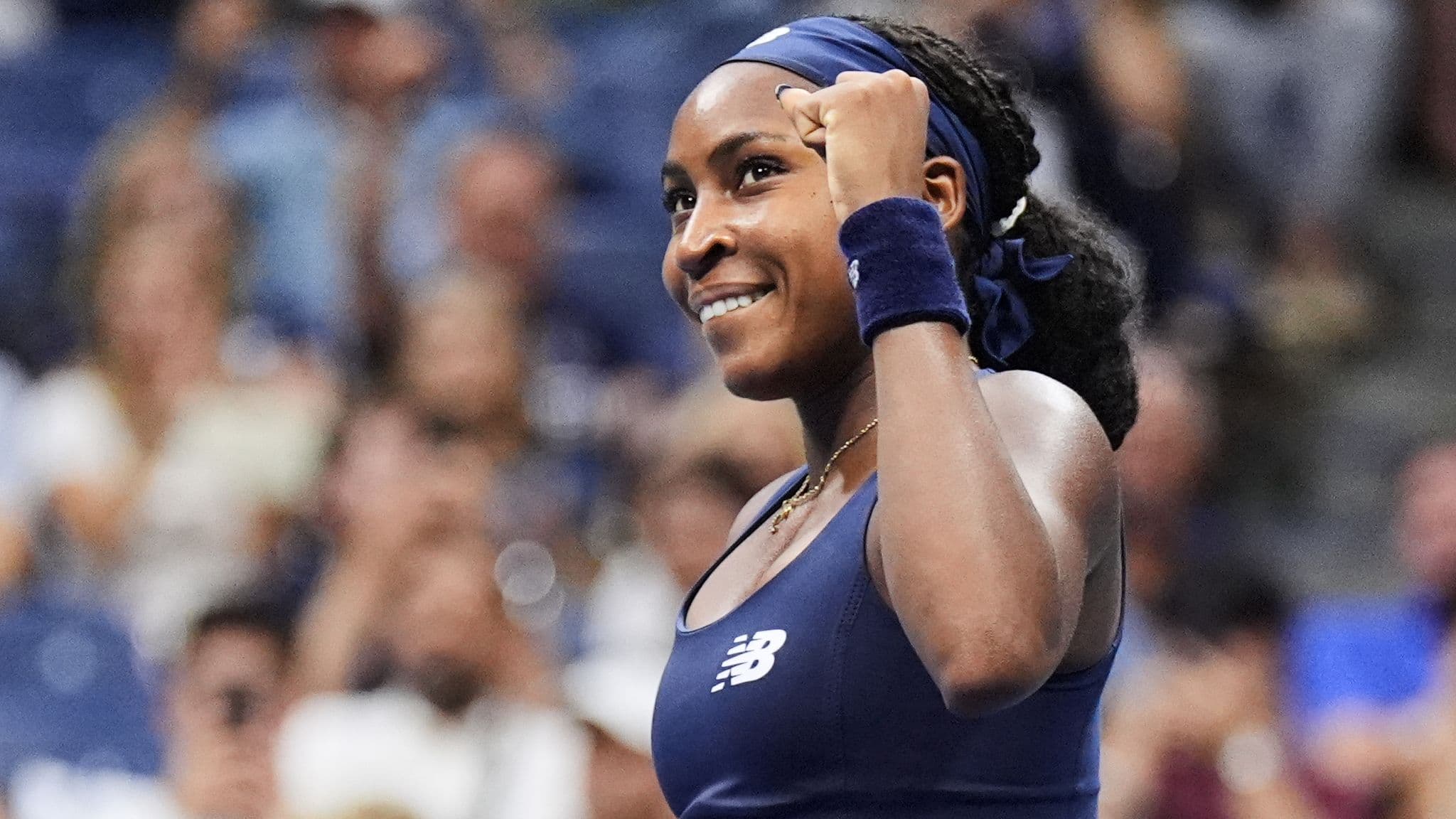 Coco Gauff advanced to the second round after defeating Zeynep Sonmez
