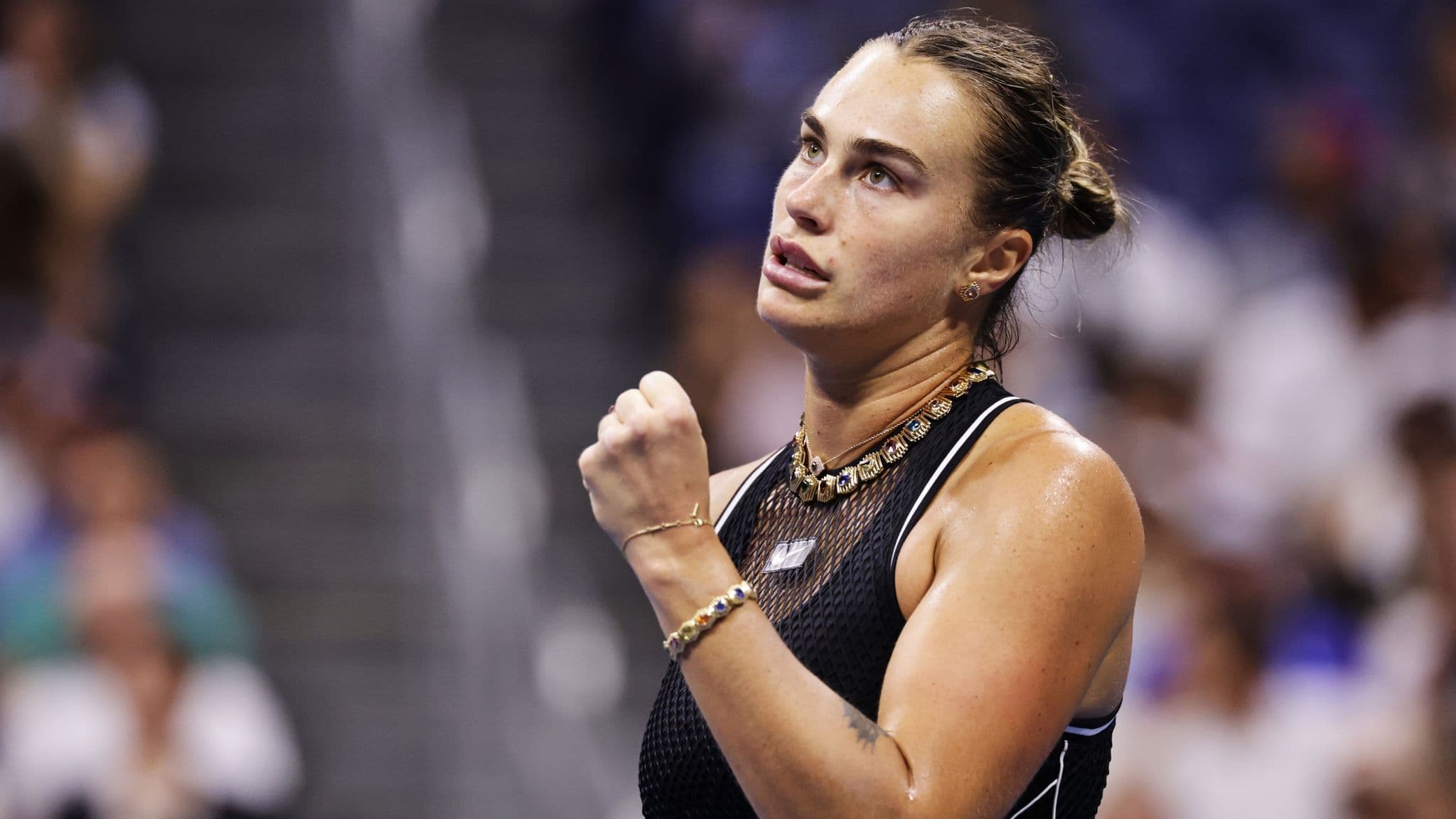 Aryna Sabalenka cut short questions about her pre-tournament activities in an excruciating exchange with a reporter after her latest US Open win