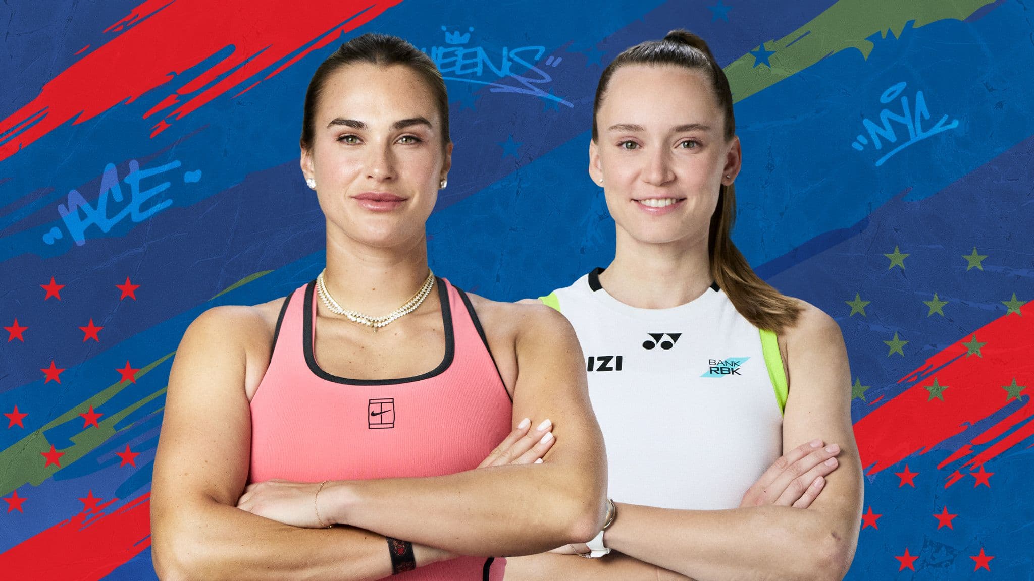 Aryna Sabalenka and Elena Rybakina will battle it out in the US Open final on Saturday - live on Sky Sports Tennis