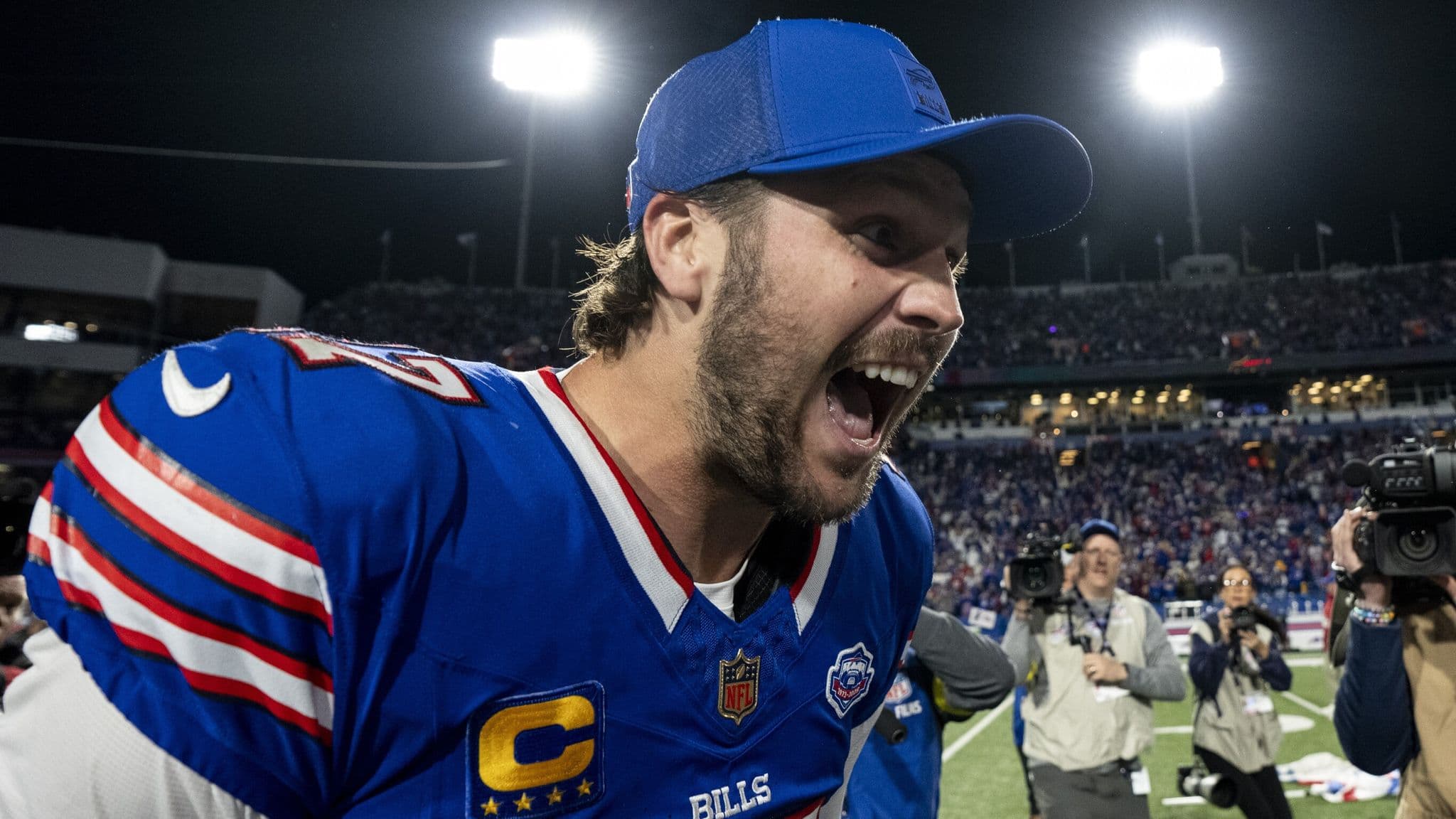 Josh Allen and the Buffalo Bills are in action in Sky Sports' first exclusive Sunday night 6pm kick-off