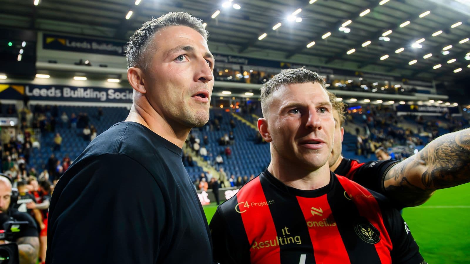 Super League Grand Final: Sam Burgess and Daryl Powell know weight of expectation as Warrington Wolves and Wakefield Trinity make history