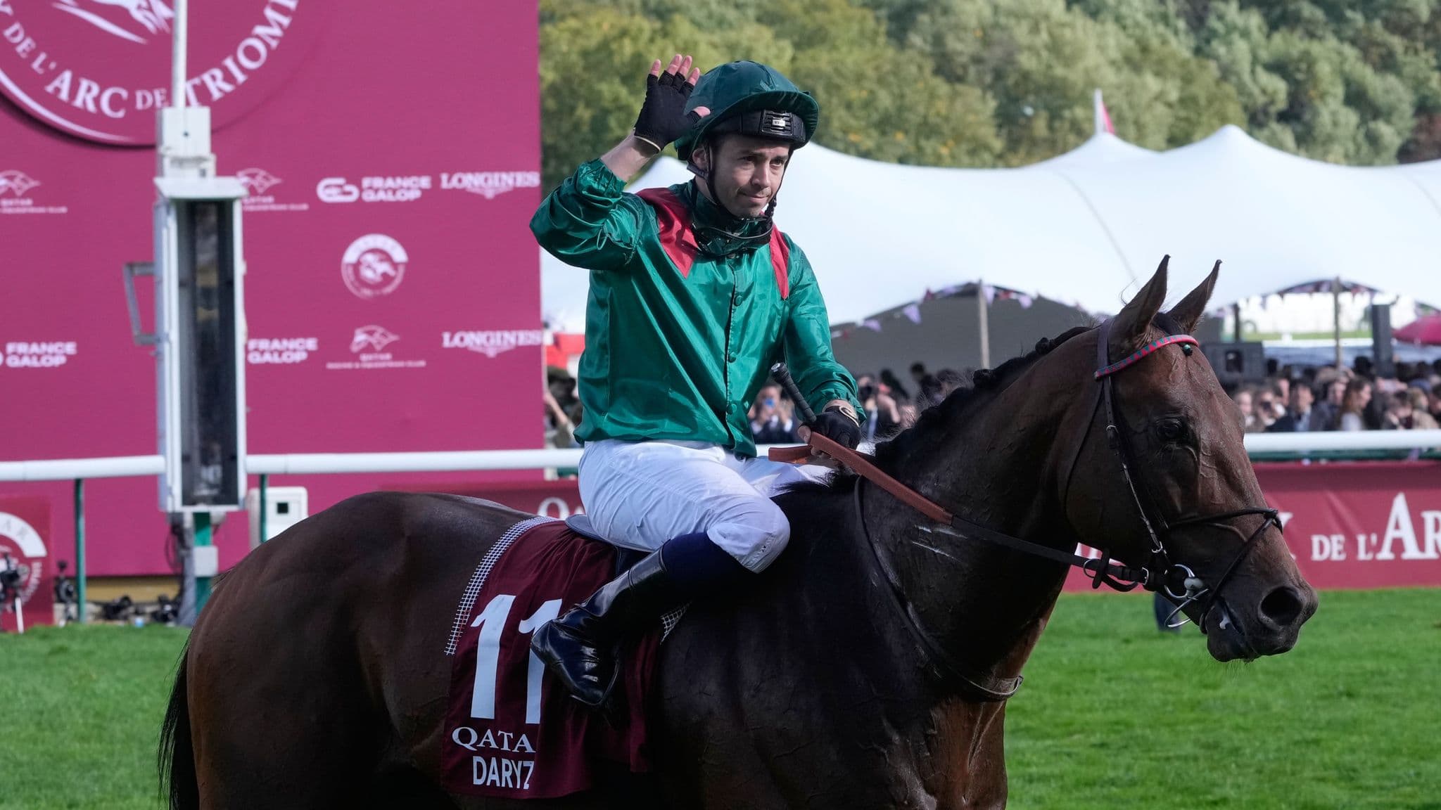 Daryz goes in search of a second Arc crown (AP Photo/Michel Euler)