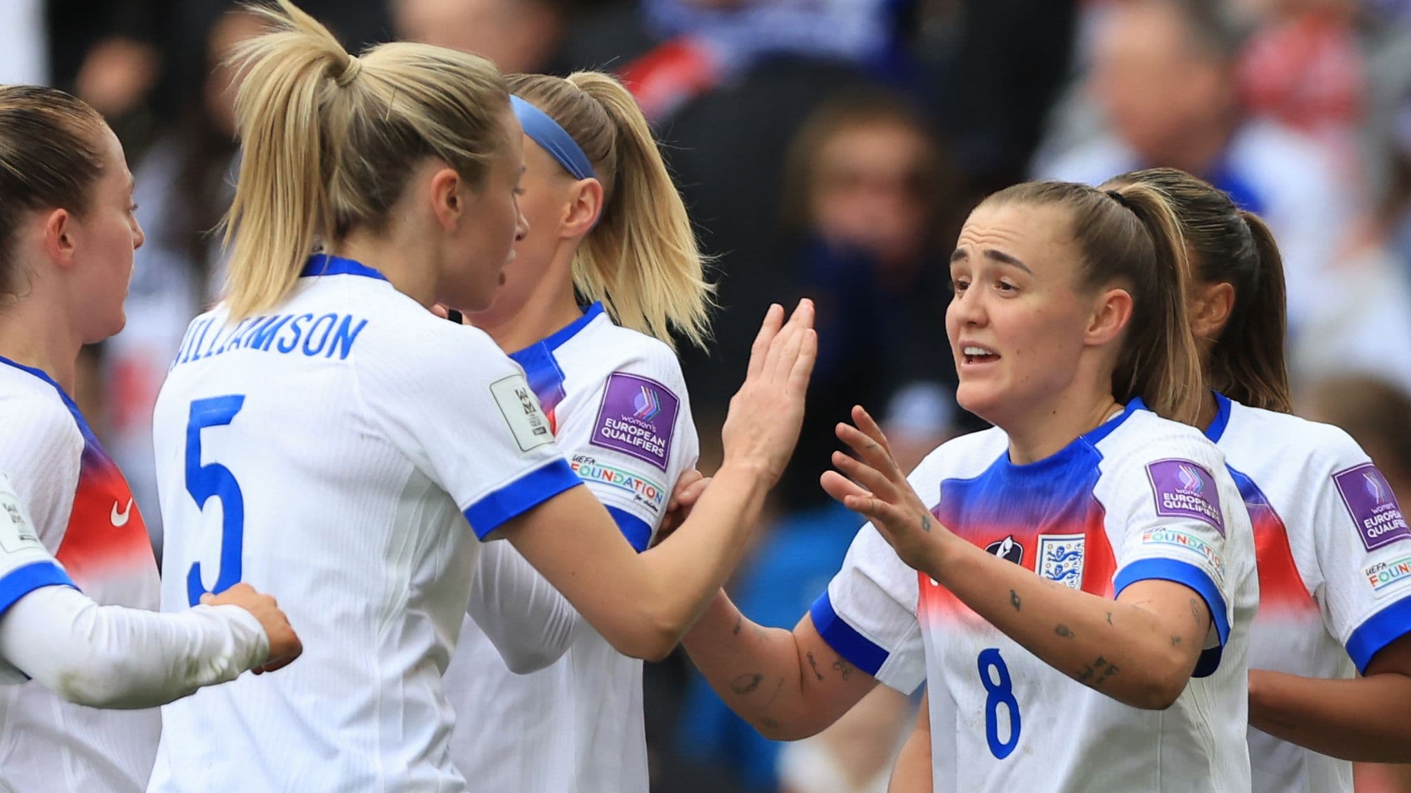England are facing two rounds of play-off games to make it to the World Cup
