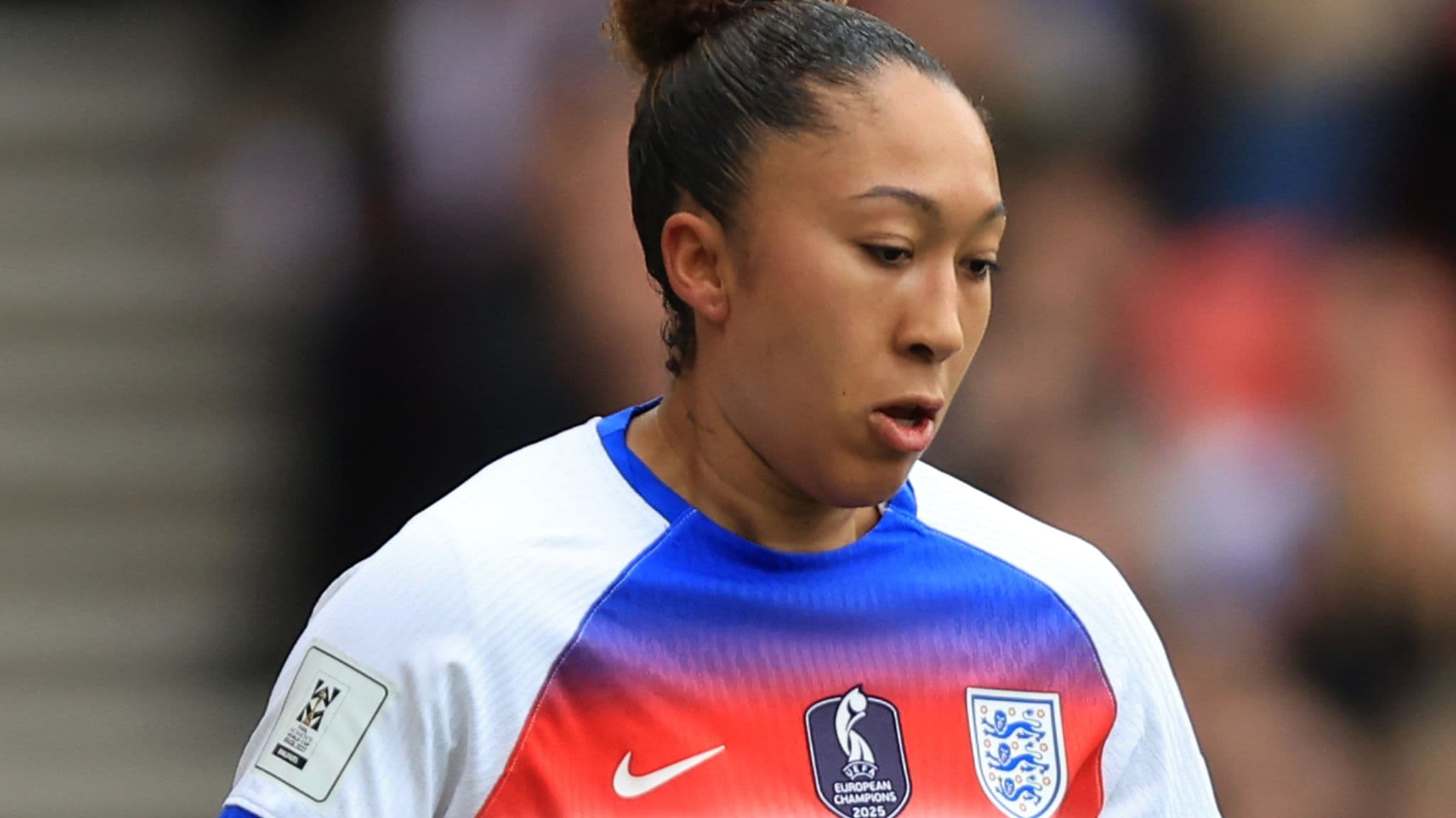 Lauren James knows England have to keep looking forward in their bid to secure World Cup qualification