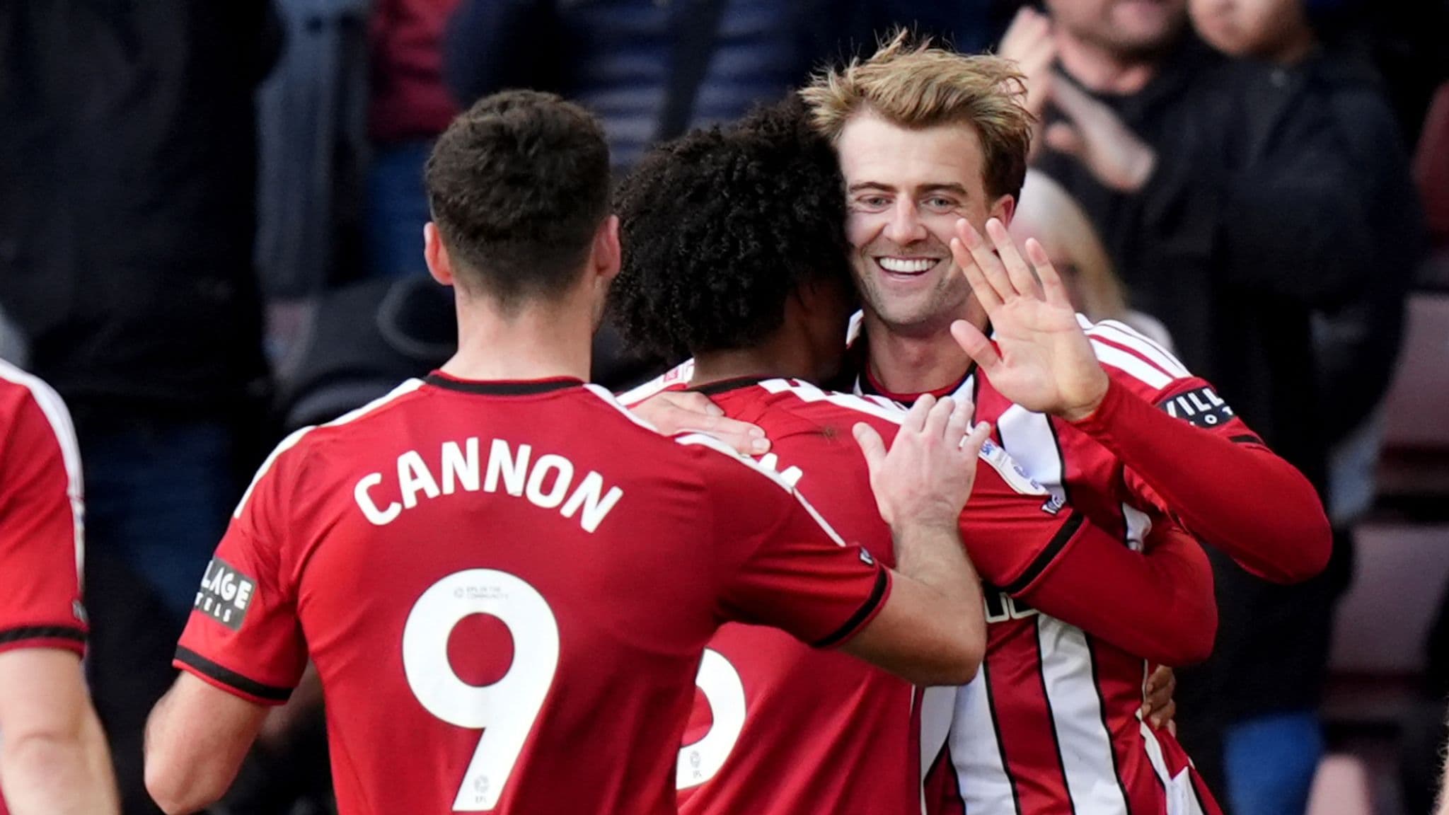 Patrick Bamford scored twice for Sheffield United