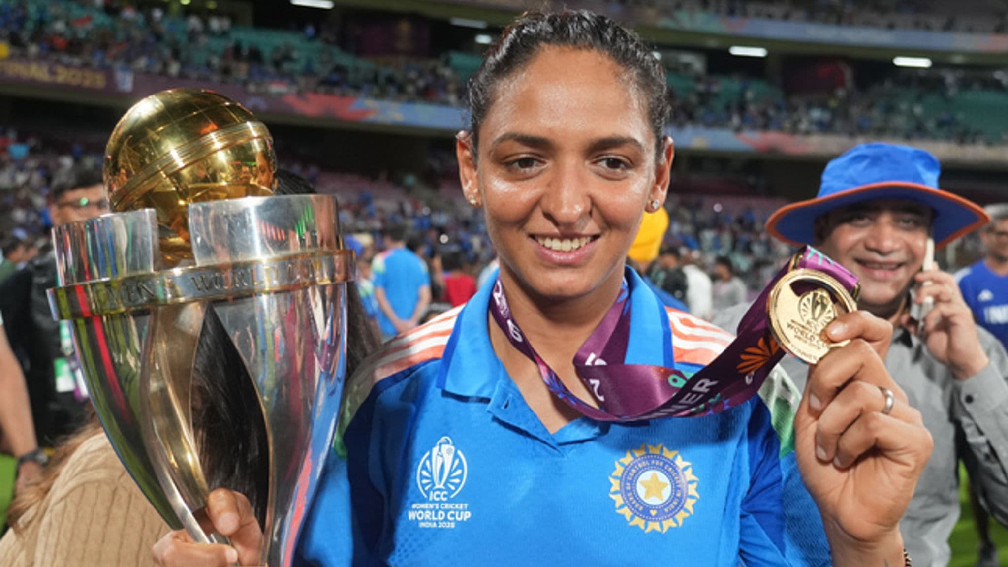 Harmanpreet Kaur captained India to victory at the 2025 50-over World Cup - the women's team's first global trophy